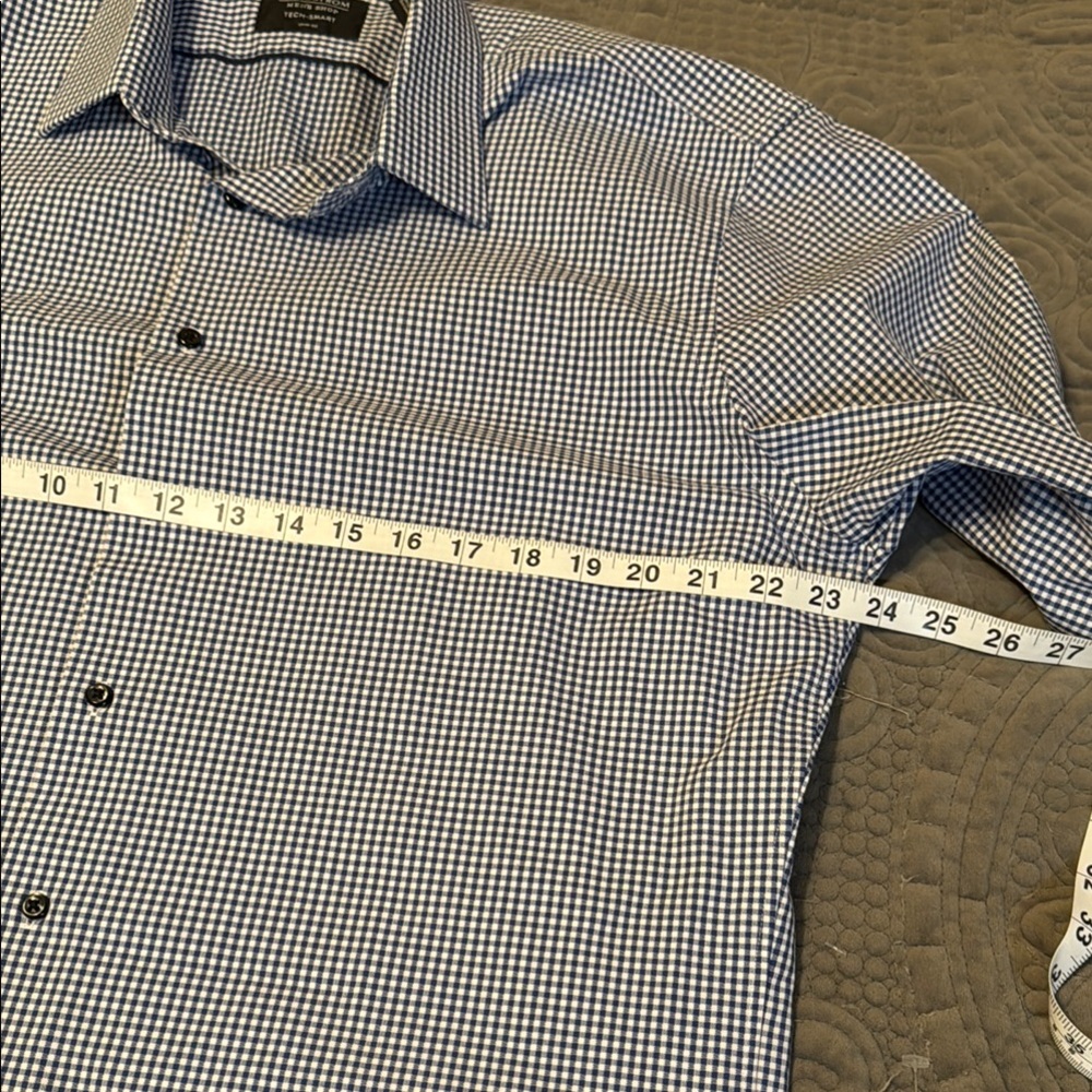 Nordstrom Blue Dress Shirt Slim Fit - Picture 10 of 11
